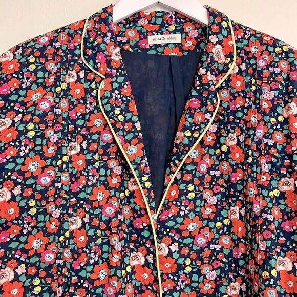 Saint Geraldine Hope Dress in Orange Blossom Floral Print Dress size large - Picture 5 of 12